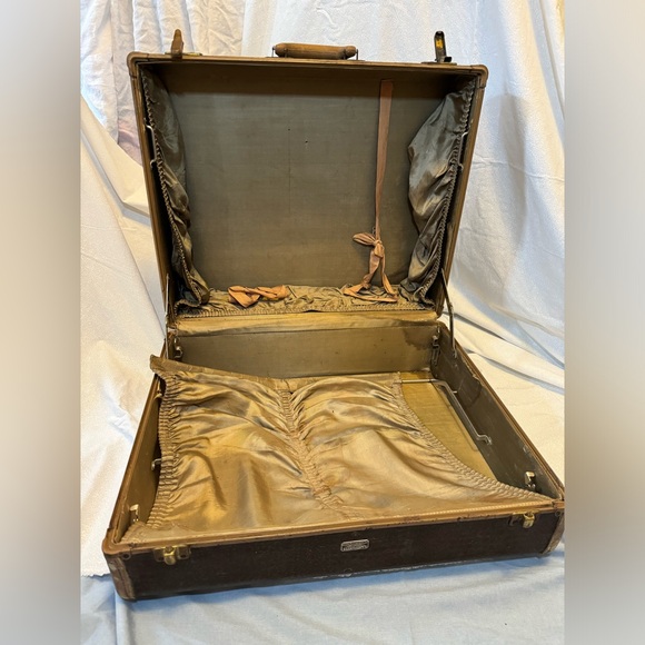 Vintage1950s Samsonite Streamlite Shwayder bros alligator embossed hard suitcase - Picture 6 of 16